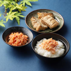 加島屋の鮭三昧