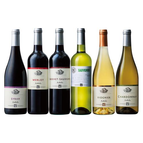 〈フランス〉ブドウ品種飲み比べ6本セット