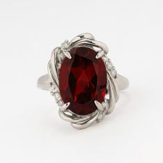SV大粒6ctガーネットリング