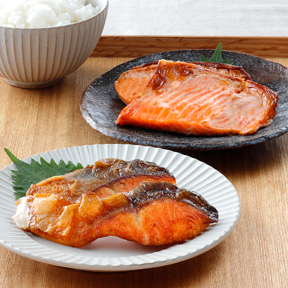 〈ヤマウチ〉しっかり朝ごはん 銀鮭堪能セット