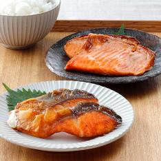 〈ヤマウチ〉しっかり朝ごはん 銀鮭堪能セット