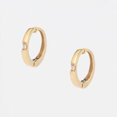 K10ダイヤイヤリング