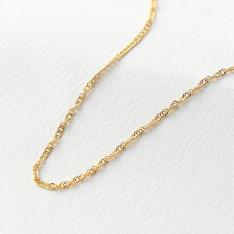 純金スクリューネックレス(42cm)