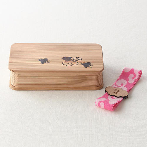 KIDS 長方形お弁当箱/千鳥柄