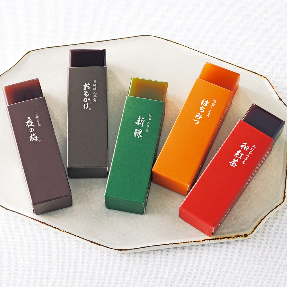 とらや】小型羊羹 夜の梅（小倉羊羹）×10本 名高い とらや紙袋付（箱