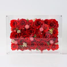 ブリザーブドフラワー（スクエアケース付き）