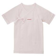 ピュアベールフライス短肌着　ピンク（40-2103-383）50cm→60cm
