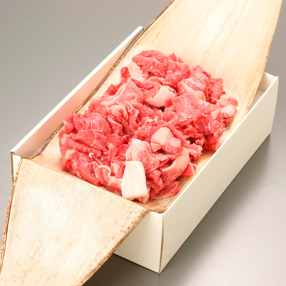 ＜高島屋契約牛牧場＞東北産黒毛和牛お惣菜用切落し