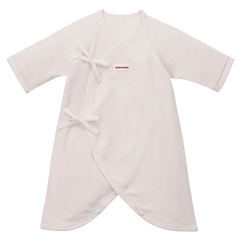 ピュアベールフライスコンビ肌着 ピンク(40-2317-380)50cm→60cm