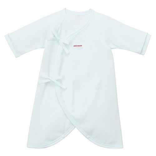 ピュアベールフライスコンビ肌着 ブルー(40-2317-380)50cm→60cm