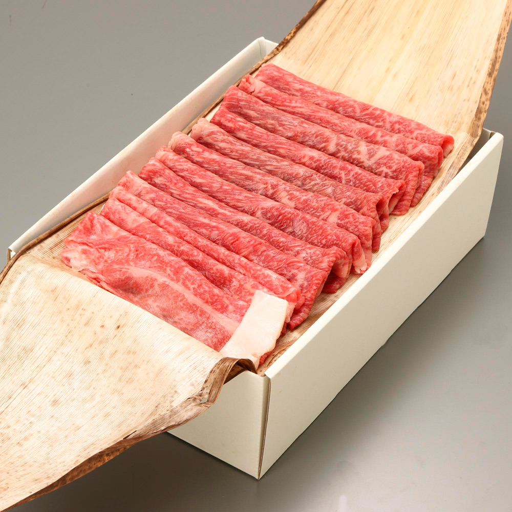＜高島屋契約牛牧場＞東北産黒毛和牛肩・モモすき焼き用