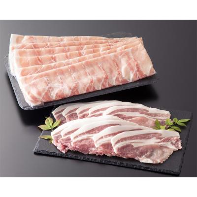 国産豚肉ロースしゃぶしゃぶ用（600g）・ロースしょうが焼き用（400g）セット