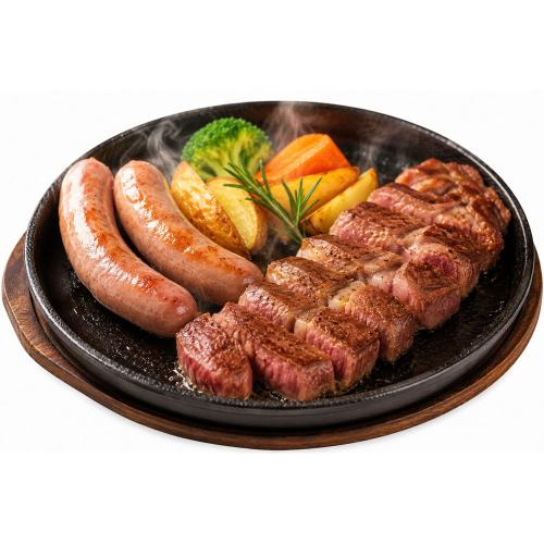 イベリコ豚ハーブフランクとステーキ夏の福袋