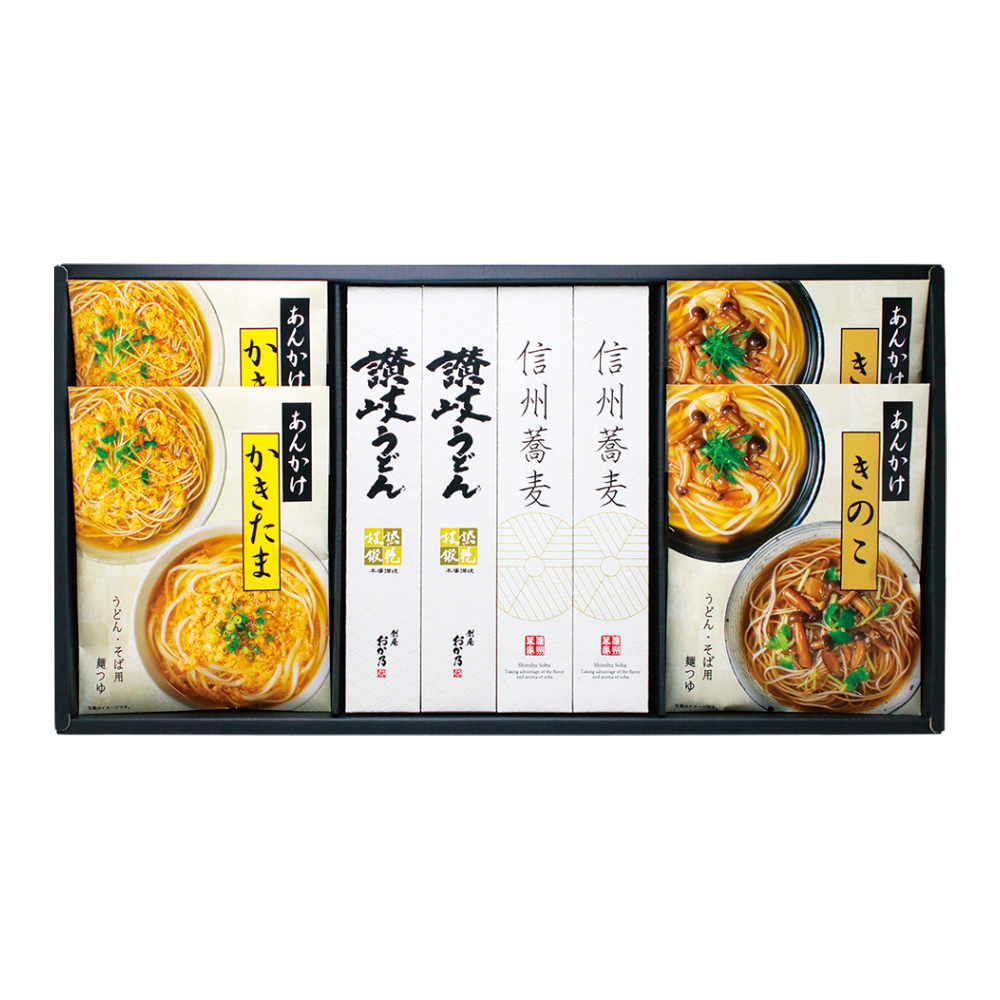 〈創庵おか乃〉とろ旨あんかけで食べる讃岐うどんと信州戸隠そば