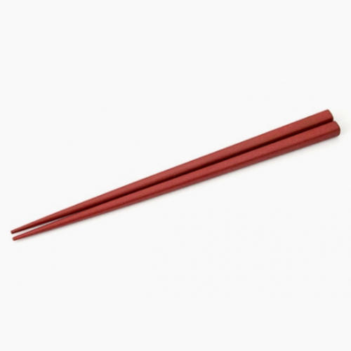 蒔地四方箸(赤口朱)