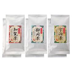 〈愛国製茶〉知覧・静岡・宇治 煎茶詰合せ