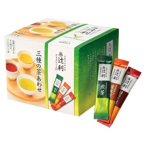 〈辻利〉三種の茶合わせスティック