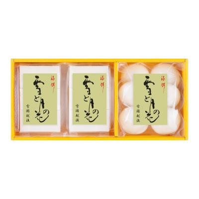 〈南魚沼産しめはり餅〉雪と月の花