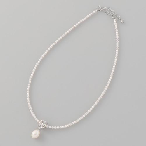 大粒9mm淡水パールペンダント