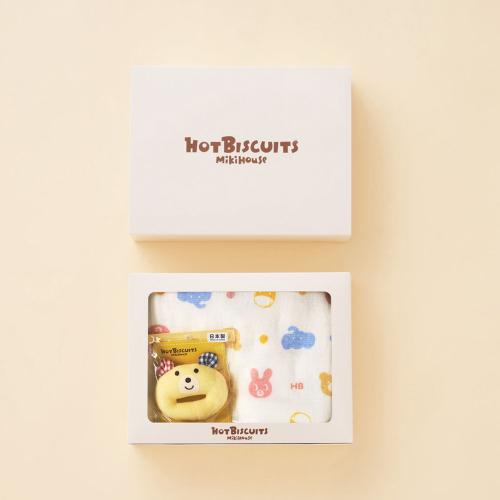 ガーゼバスタオル&ラトルセット（BOX付き）