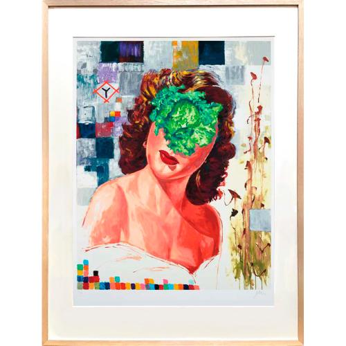 【サイン入り】横尾忠則／キャベツの女