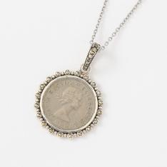 6ペンスコインペンダント