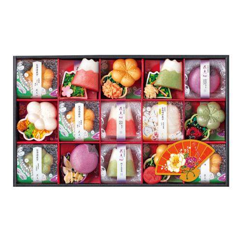 〈京都・辻が花〉京のお茶漬とお吸物 迎春最中詰合せ