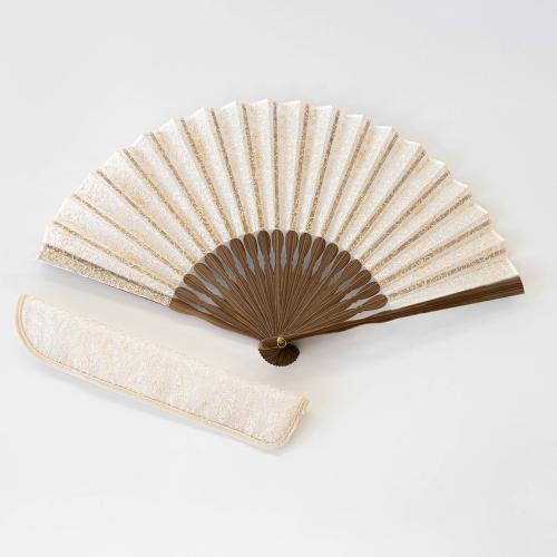 扇子セット 透扇子(宝相華紋/金糸)