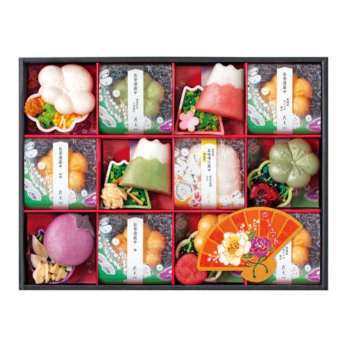 〈京都・辻が花〉京のお茶漬とお吸物 迎春最中詰合せ