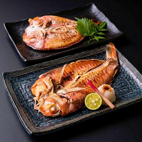 若狭の干物 灰干し「甘鯛」（プレミアム）・一夜干し「連子鯛」のセット