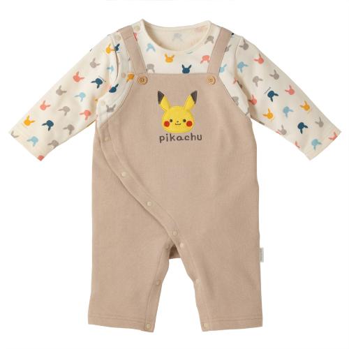 モンポケ サロペット型ロンパース