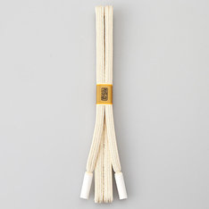 帯締め　冠組　玉子色