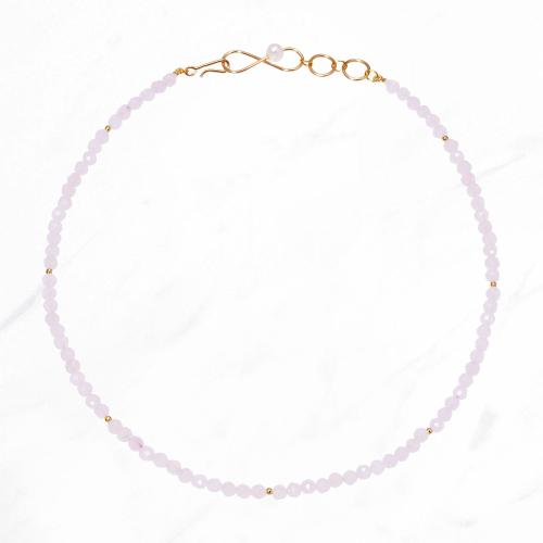 シークエンス ネックレス （ローズクオーツ）