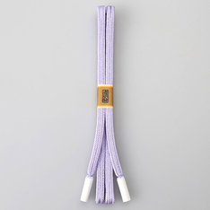 帯締め　冠組　藤色