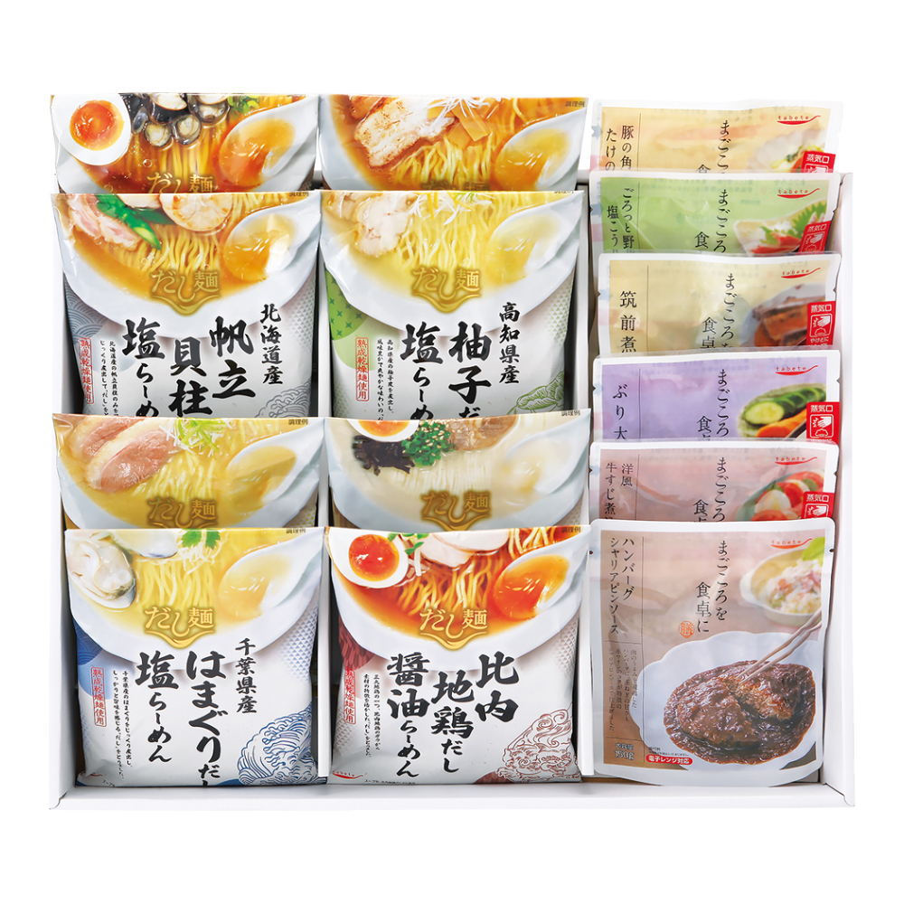 〈tabete〉だし麺・惣菜14種セット