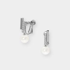 淡水パール イヤリング