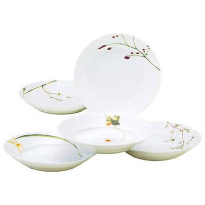 M▽ナルミ ロイヤルローズ コンポート プレート セット 19点 (38123) M▽ナルミ ロイヤルローズ コンポート プレート セット 19点 (38123