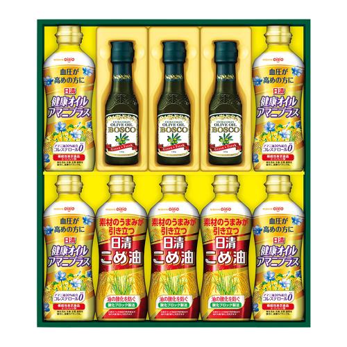 〈日清オイリオ〉ボスコオリーブオイル＆ヘルシーオイルギフト