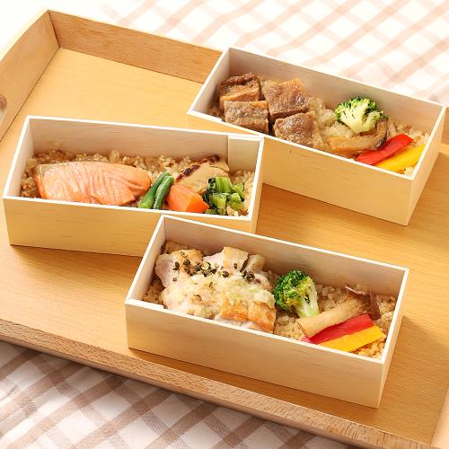 3種類の弁当BOX