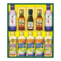 〈日清オイリオ〉ヘルシーオイル＆キッコーマン生しょうゆギフト