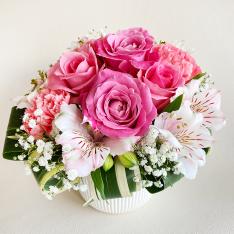 生花アレンジ シャルルロゼ