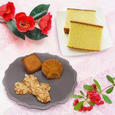 個装カステラ・焼き菓子詰合せ