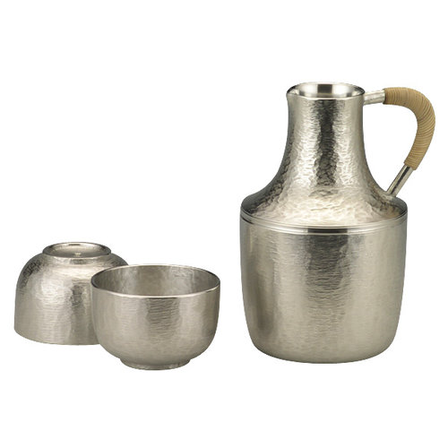大阪浪華錫器 酒器セット 弥生