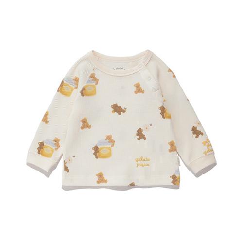 ［BABY］はちみつベア柄プルオーバー