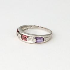 マルチカラー 一文字リング REDカラー