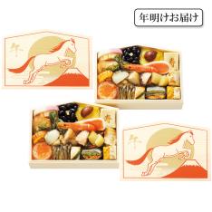 おせち料理 祝い膳「双葉」絵馬型 二客組【年明けお届け】
