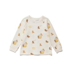 ［KIDS］はちみつベア柄プルオーバー 90→120