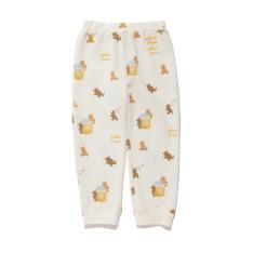 ［KIDS］はちみつベア柄ロングパンツ 90→120