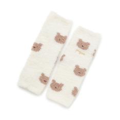 ［BABY］ベビモコベアジャガードレッグウォーマー