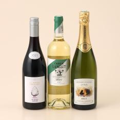 フランス銘醸産地 ロワール赤・ボルドー白・アルザス泡 飲み比べ3本セット